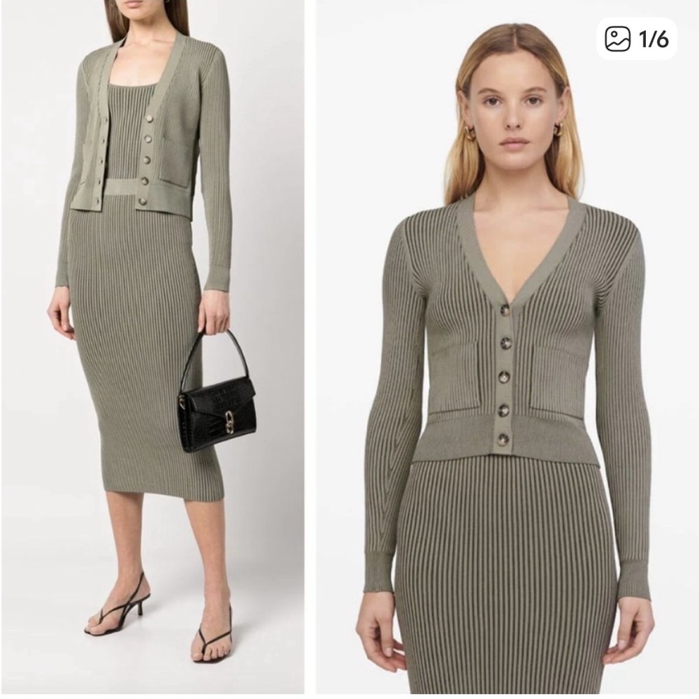 Anine Bing SET- Layla cardigan and Julian Skirt